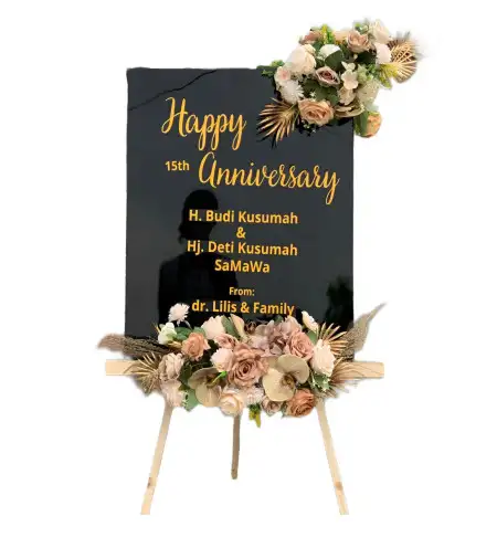 Papan Bunga Akrilik Tracap